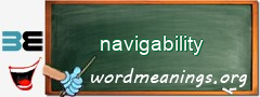 WordMeaning blackboard for navigability